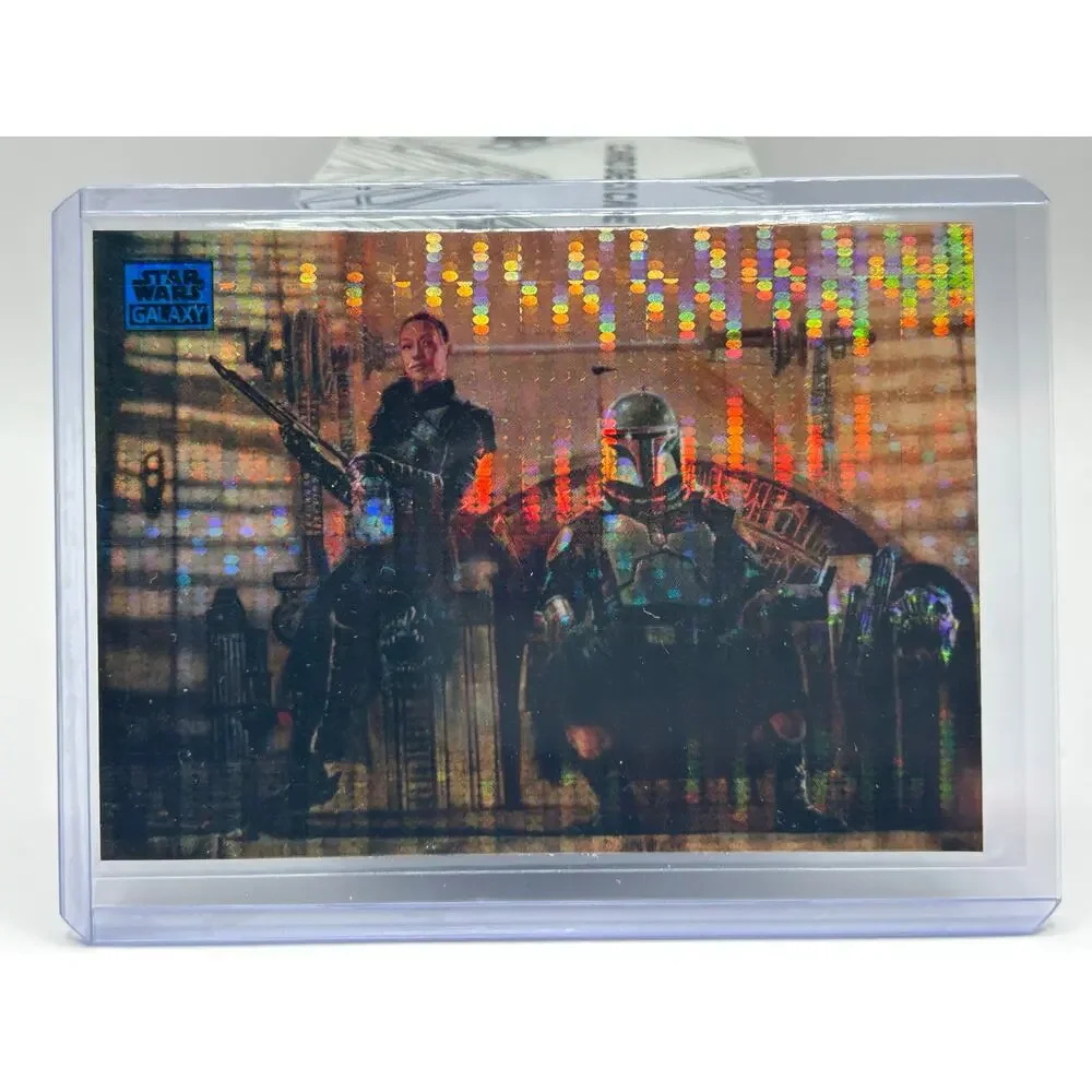 2024 Topps Star Wars Galaxy Return to Jabba's Palace Aqua Sonar Refractor 34/199 - Picture 1 of 2